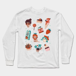 All Things Strawberry Long Sleeve T-Shirt